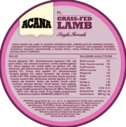 Acana Grass-Fed Lamb Sucha Karma dla psa op. 17kg
