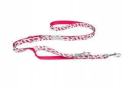 Amiplay Smycz regulowana 7in1 BeHappy dla psa rozm. M 20mm/200cm wzór Watermelon WYPRZEDAŻ