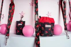 Amiplay Torebka na przysmaki BeHappy dla psa wzór Cherry