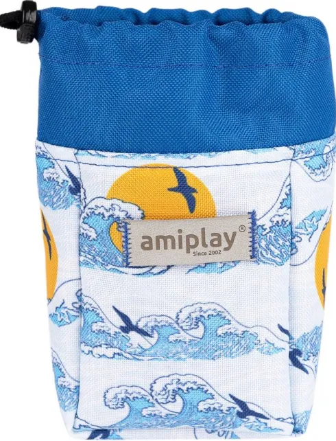 Amiplay Torebka na przysmaki BeNature dla psa wzór Waves