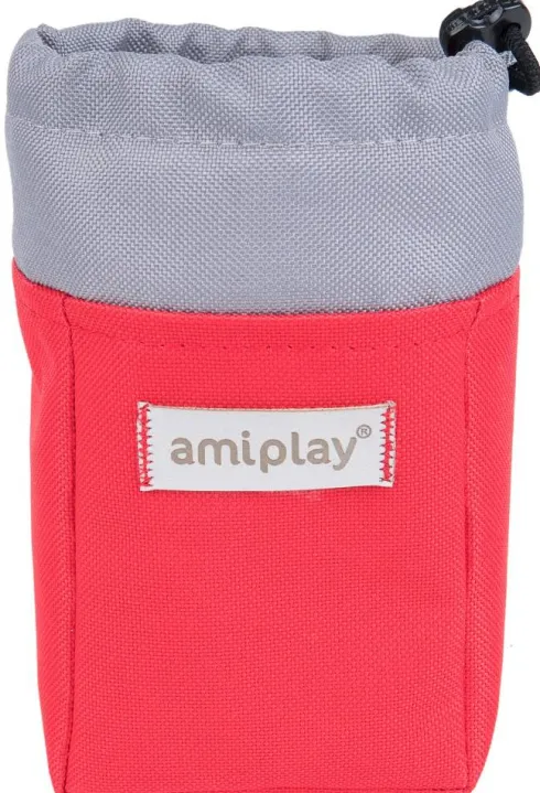 Amiplay Torebka na przysmaki Samba dla psa kolor czerwony