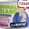 Animal Island Everyday Kitten Cielęcina i królik Mokra Karma dla kociąt op. 185g Pakiet 12szt.