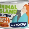 Animal Island Everyday Kitten Indyk i kaczka Mokra Karma dla kociąt op. 185g Pakiet 12szt.