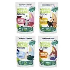 Animal Island Everyday MIX in Broth Mokra Karma dla kota op. 80x85g