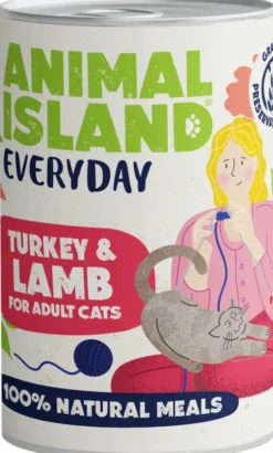 Animal Island Everyday Turkey&Lamb Mokra Karma dla kota op. 400g