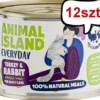 Animal Island Everyday Turkey&Rabbit Mokra Karma dla kota op. 200g Pakiet 12szt.