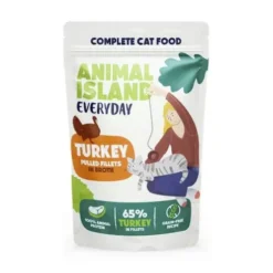 Animal Island Everyday White Fish&Turkey in Broth Mokra Karma dla kota op. 40x85g