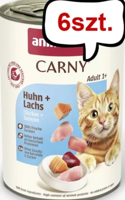 Animonda Carny Adult Kurczak i Łosoś Mokra Karma dla kota op. 400g Pakiet 6 szt.