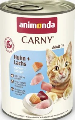Animonda Carny Adult Kurczak i Łosoś Mokra Karma dla kota op. 400g Pakiet 6 szt.