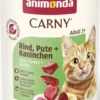 Animonda Carny Adult Wołowina i Indyk z Królikiem Mokra Karma dla kota op. 400g