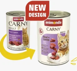 Animonda Carny Adult Wołowina i Jagnięcina Mokra Karma dla kota op. 400g