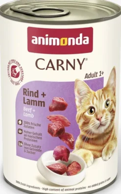 Animonda Carny Adult Wołowina i Jagnięcina Mokra Karma dla kota op. 400g Pakiet 6szt.
