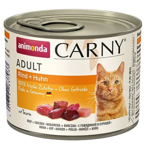 Animonda Carny Adult Wołowina i Kurczak Mokra Karma dla kota op. 200g