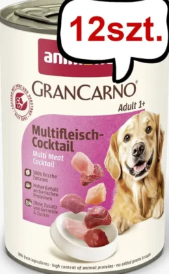 Animonda GranCarno Adult koktajl mięsny Mokra Karma dla psa op. 400g Pakiet 12szt.