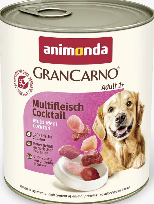 Animonda GranCarno Adult koktajl mięsny Mokra Karma dla psa op. 800g