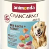 Animonda GranCarno Adult łosoś ze szpinakiem Mokra Karma dla psa op. 800g
