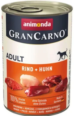 Animonda GranCarno Adult wołowina z kurczakiem Mokra Karma dla psa op. 400g