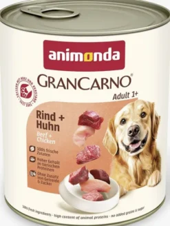 Animonda GranCarno Adult wołowina z kurczakiem Mokra Karma dla psa op. 800g Pakiet 12szt.