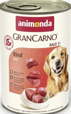 Animonda GranCarno Adult wołowina Mokra Karma dla psa op. 400g Pakiet 12szt.
