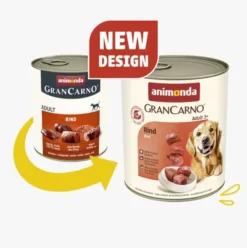 Animonda GranCarno Adult wołowina Mokra Karma dla psa op. 800g Pakiet 12szt.