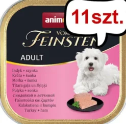 Animonda vom Feinsten Adult Indyk z szynką (pute&schinken) Mokra Karma dla psa op. 150g Pakiet 11szt.