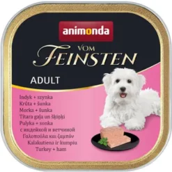 Animonda vom Feinsten Adult Indyk z szynką (pute&schinken) Mokra Karma dla psa op. 150g Pakiet 11szt.
