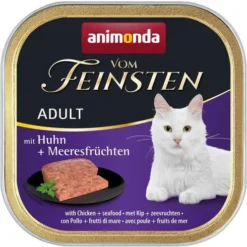 Animonda Vom Feinsten Adult Kurczak z owocami morza Mokra Karma dla kota op. 100g