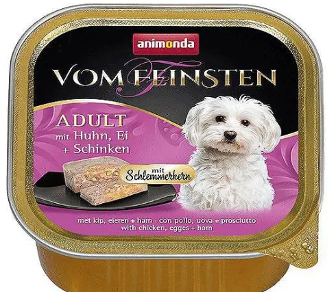 Animonda vom Feinsten DOG Adult drób z jajkiem i szynką Mokra Karma dla psa op. 150g Pakiet 11szt.