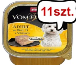 Animonda vom Feinsten DOG Adult wołowina z jajkiem i szynką Mokra Karma dla psa op. 150g Pakiet 11szt.
