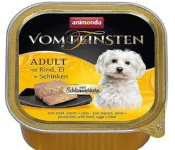 Animonda vom Feinsten DOG Adult wołowina z jajkiem i szynką Mokra Karma dla psa op. 150g Pakiet 11szt.