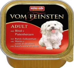 Animonda vom Feinsten DOG Adult wołowina z sercami (rind&puteherzen) Mokra Karma dla psa op. 150g Pakiet 11szt.