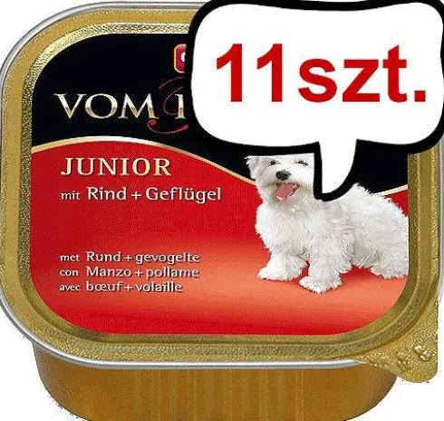Animonda vom Feinsten DOG JUNIOR wołowina z drobiem (rind&geflugel) Mokra Karma dla szczeniaka op. 150g Pakiet 11szt.