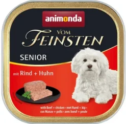 Animonda vom Feinsten DOG Senior wołowina z drobiem (rind&geflugel) Mokra Karma dla psa op. 150g