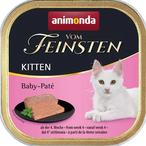 Animonda Vom Feinsten Kitten Baby Pate Mokra Karma dla kociąt op. 100g Pakiet 16szt.