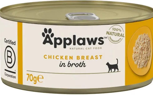 Applaws Natural Cat Food Kurczak w bulionie Mokra Karma dla kota op. 70g