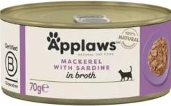 Applaws Natural Cat Food Makrela z sardynkami w bulionie Mokra Karma dla kota op. 70g