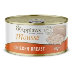 Applaws Natural Cat Food Mousse Kurczak Mokra Karma dla kota op. 70g PUSZKA Pakiet 6szt.