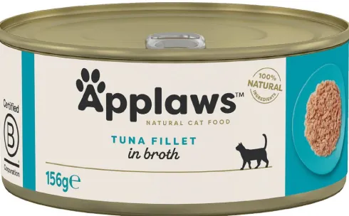 Applaws Natural Cat Food Tuńczyk w bulionie Mokra Karma dla kota op. 156g Pakiet 12szt.