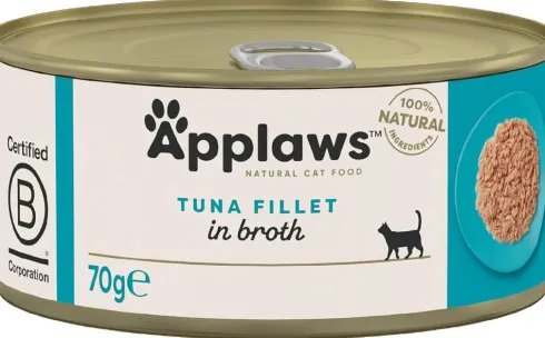 Applaws Natural Cat Food Tuńczyk w bulionie Mokra Karma dla kota op. 70g Pakiet 12szt.