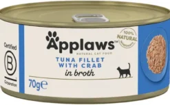 Applaws Natural Cat Food Tuńczyk z krabem w bulionie Mokra Karma dla kota op. 70g