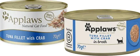 Applaws Natural Cat Food Tuńczyk z krabem w bulionie Mokra Karma dla kota op. 70g