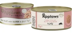 Applaws Natural Cat Food Tuńczyk z łososiem w galarecie Mokra Karma dla kota op. 70g Pakiet 12szt.