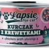 Łapsie for Cat Adult Kurczak z krewetkami Mokra karma dla kota. op. 80g