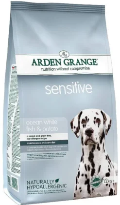 Arden Grange Adult Sensitive Fish&Potato Sucha Karma dla psa op. 2x12kg MEGA-PAK