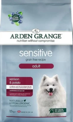 Arden Grange Adult Sensitive Venison&Sweet Potato Sucha Karma dla psa op. 2x12kg MEGA-PAK