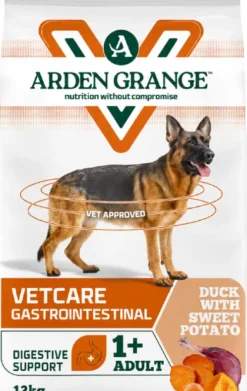 Arden Grange Vetcare Gastrointestinal Duck&Sweet Potato Sucha Karma dla psa op. 2x12kg MEGA-PAK