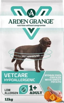 Arden Grange Vetcare Hypoallergenic Chicken&Sweet Potato Sucha Karma dla psa op. 12kg