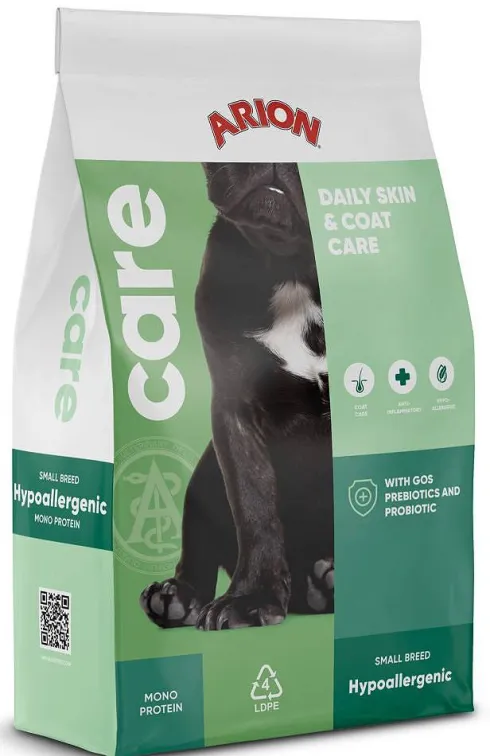 Arion Care Small Breed Hypoallergenic Sucha Karma dla psa op. 7kg+2kg GRATIS