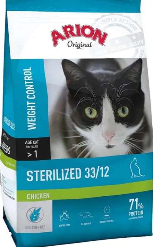 Arion Original Cat Sterilised 33/12 Chicken Sucha Karma dla kota op. 7.5kg