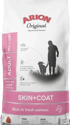 Arion Original Skin&Coat Adult Medium Salmon&Rice Sucha Karma dla psa op. 2x12kg MEGA-PAK
